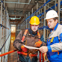 Installation services for warehouse equipment