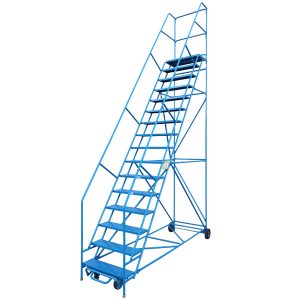 Rolling ladder safety tips